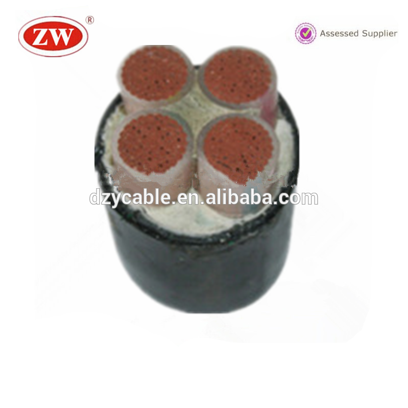 Experienced price power cable 4 core Cu/PVC/XLPE insulated