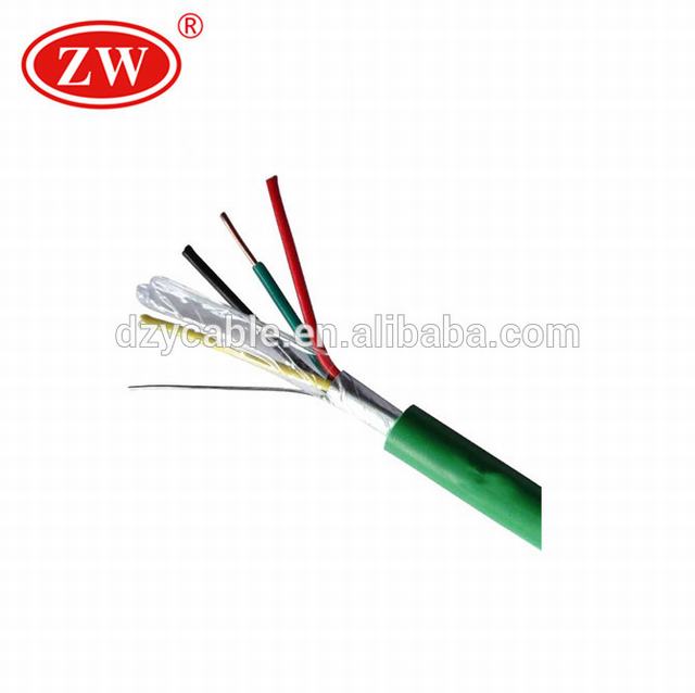An Ninh lửa Báo Động Resistant Cable 2/4 Core 100% Lửa Đồng Cable Alarm