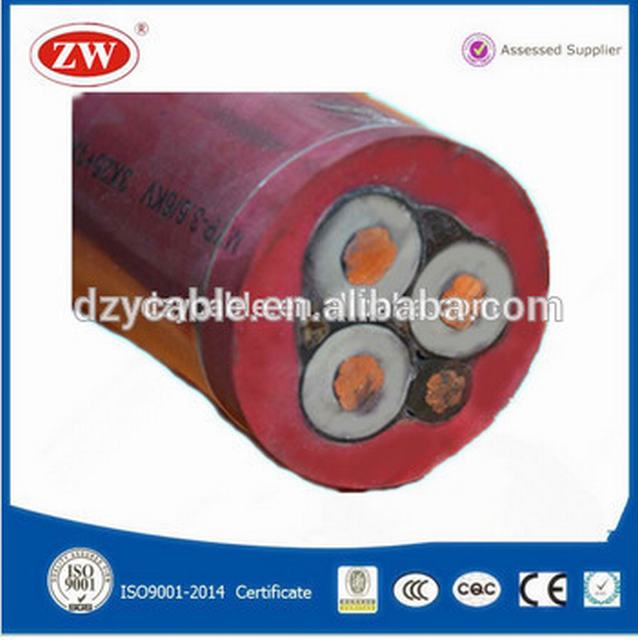 Flexible pvc insulated and sheathed underwater electrical cable