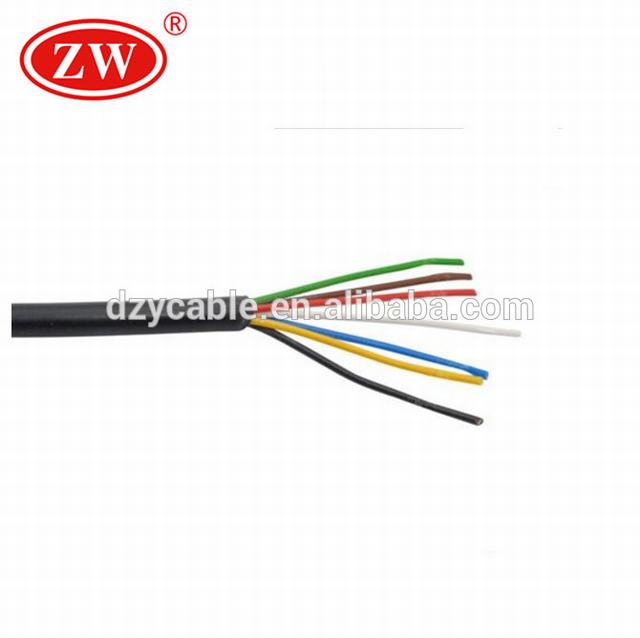 Haute qualité 7core remorque câble fil automobile 7x0. 5mm2 11 ampères