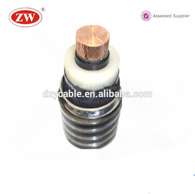 High voltage HV XLPE Insulated PE Sheathed Power Cable