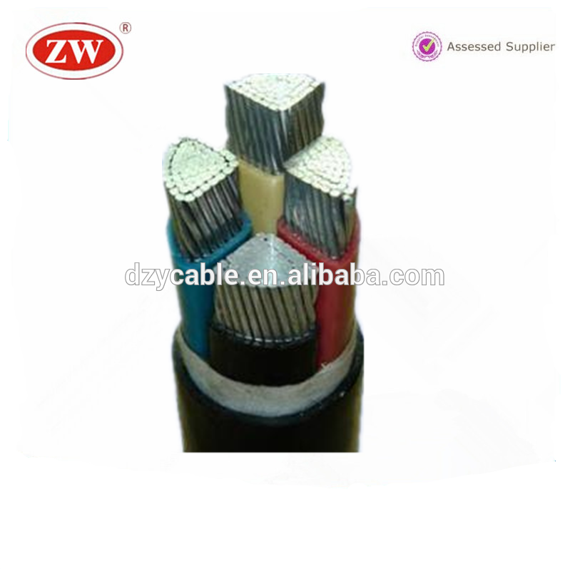 LV 4-Core-XLPE-isoliertes Aluminium-Stromkabel