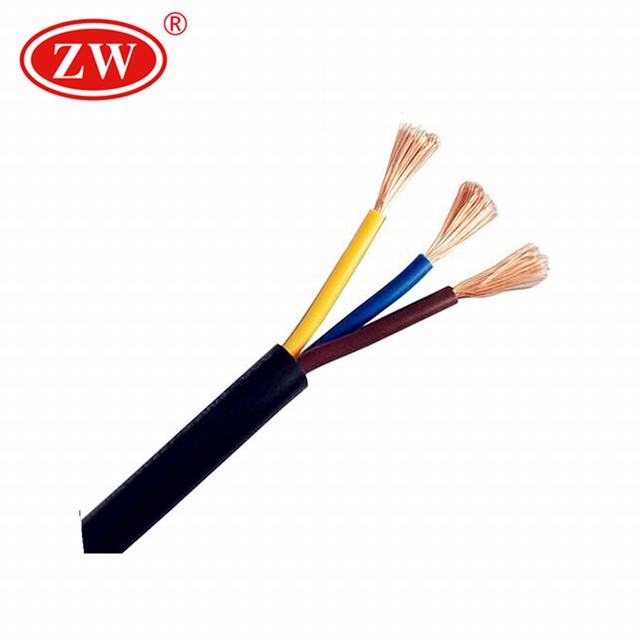 PVC Jaket 3 core Kabel 6mm2 Tembaga Fleksibel
