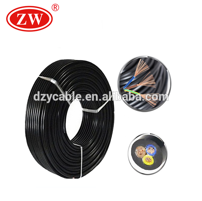 RVV cable eléctrico de baja tensión/alambre especificaciones