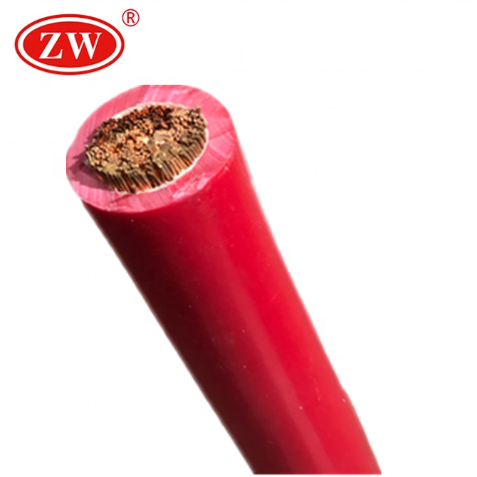 Super calidad 2/0 AWG 4/0 de cobre Flexible de Cable de soldadura