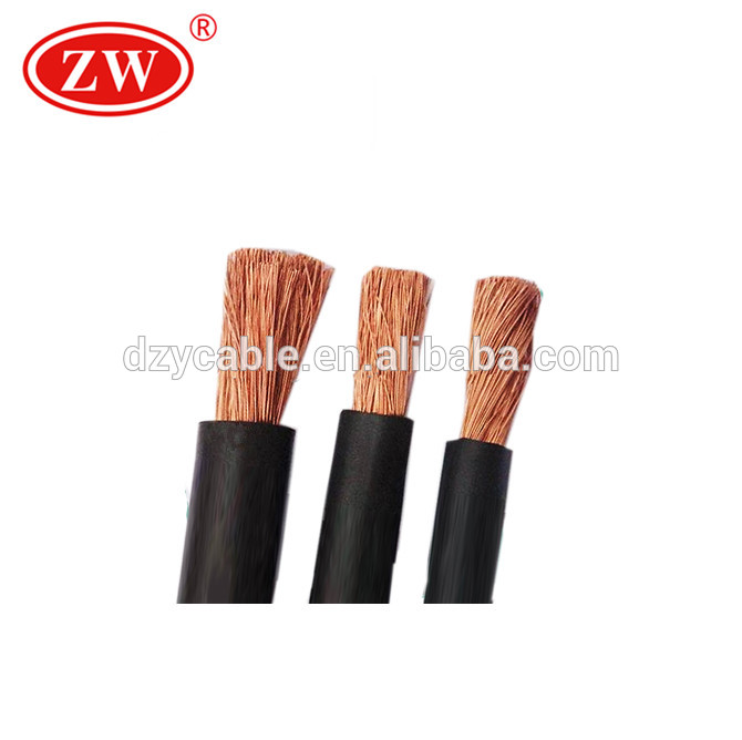 Cable de soldadura 1/0 awg China fábrica estándar IEC