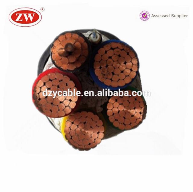 YJV 5 * 185 Stahlband-gepanzertes xlpe Isoliertes Stromkabel