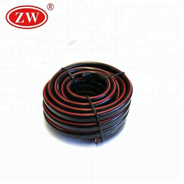 black & red twin core battery cable auto electrical battery wire