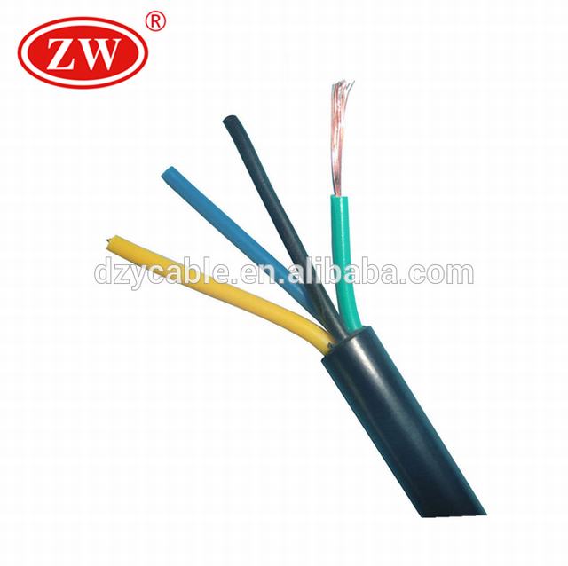 copper conductor 4 cores rvv cable