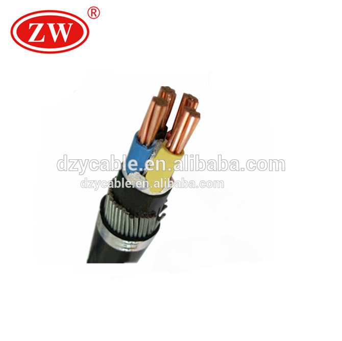 Conductor de cobre aislado de PVC Cable de alimentación de cobre