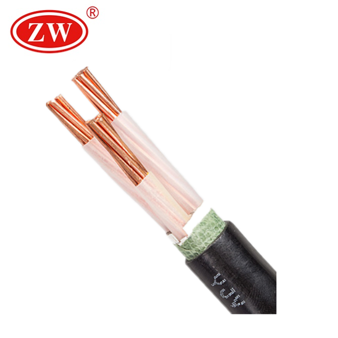 Cable eléctrico conductor de cobre 16mm xlpe 3 núcleo del cable de alimentación