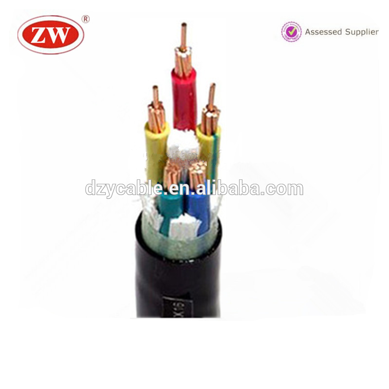 Conductor de cobre de baja tensión aislamiento XLPE cable de alimentación 5x16mm2