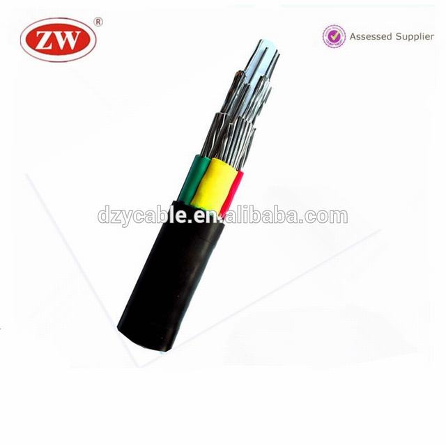 De baja tensión de aluminio de la lámina de polietileno reticulado cable de alimentación