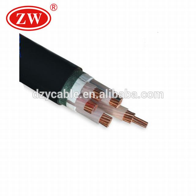 Multi core konduktor kawat lapis baja kabel listrik