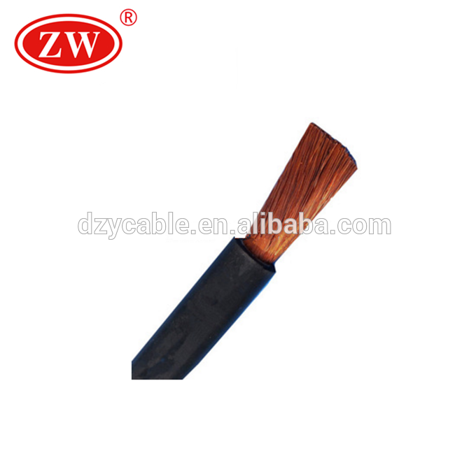 rubber insulated stranded copper conductor welding cable