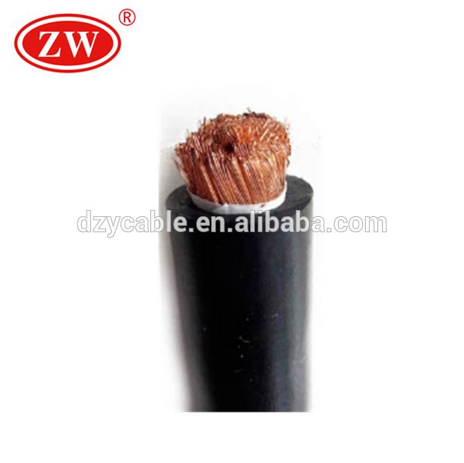 rubber /pvc copper flexible welding cable 4/0awg for welding machine
