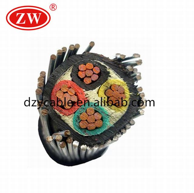 steel wire Armoured copper electrical power Cable