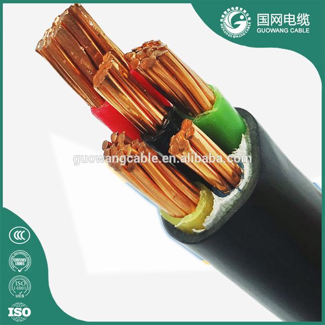 0.6/1 kV XLPE cable de cobre aislado fabricantes 2x4 2x6 N2XY N2XY-O