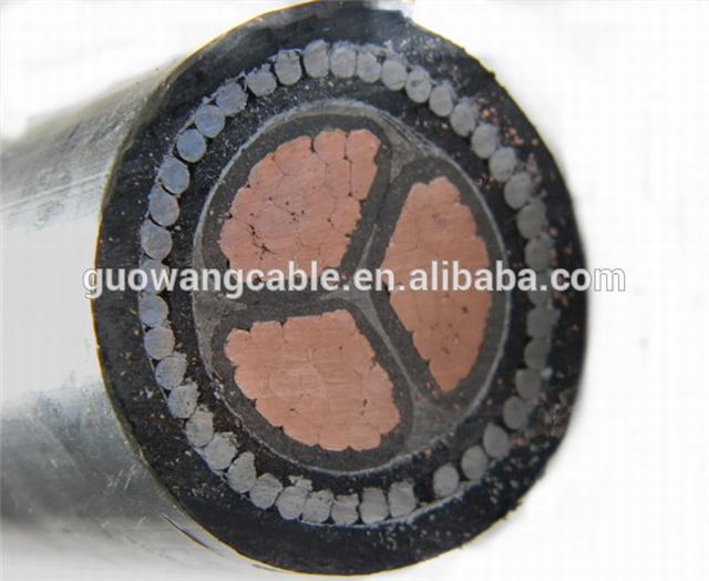 0.6/1KV ventajas y desventajas de alambre de acero blindado cable XLPE cable de cobre trenzado precio por metro