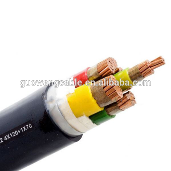 0,6-1KV YJV vpe-isolierte PVC mantel power kabel mit hohe feuer widerstand