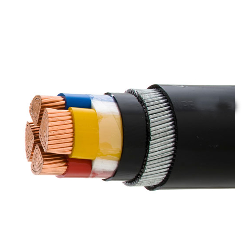 0.6/1kV 4 Core 16 mm2 Steel Wire Armour Polyethylene Insulation PVC sheath Main Cable