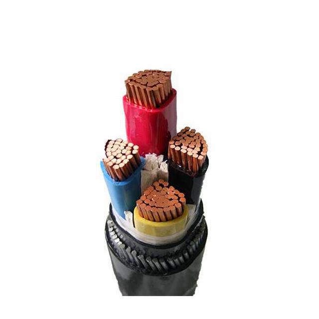 0.6/1kV Flexible Copper Steel Wire Armour 4G 10mm2 YLW-GRN PVC Jacket under ground cable
