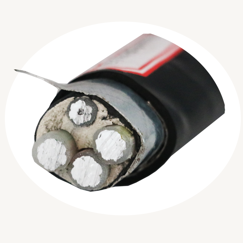 0.6/1kV 알루미늄 core PVC insulated steel wire 기갑 4 core x 300mm2 4 cores 힘 cable