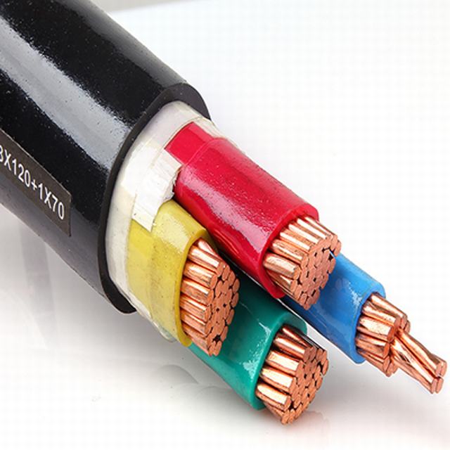 0.6/1kv Cu/XLPE/SWA/PVC cable de alimentación resistente al agua 5x25mm2