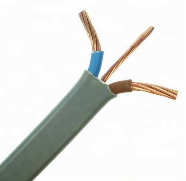 1.5mm 2.5mm cable plano TPS 2C x 2.5mm2 + e2.5mm2 alambre eléctrico de la casa