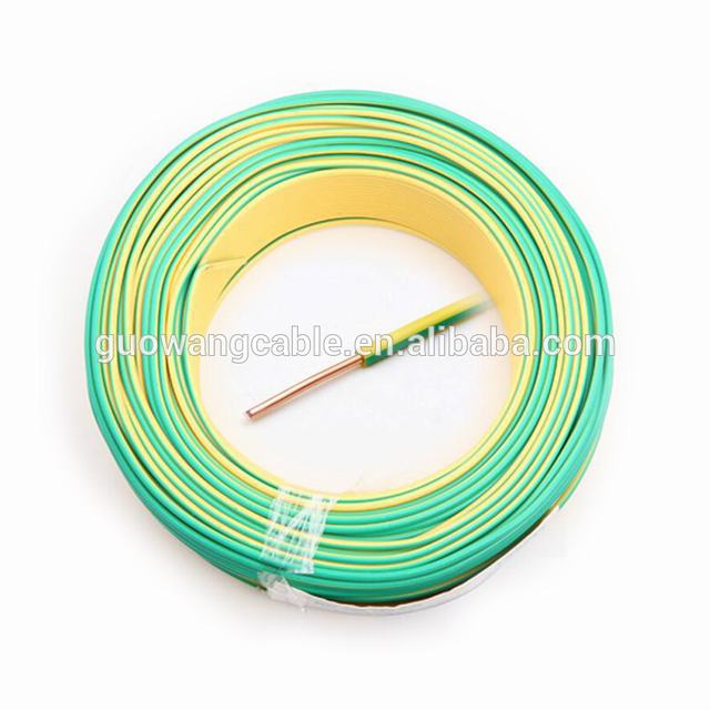 1-6 mm² Monocœur PVC Enduit fil de Câble Électrique En Cuivre De Bobine de Fil de Cuivre
