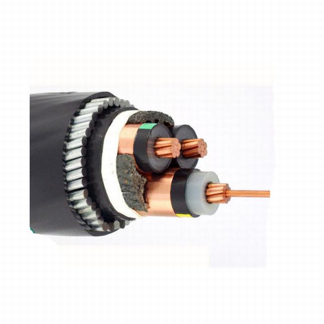 11kv 3 Core 95 mm XLPE/CTS/PVC/STA/PVC Power Cable YJV22 YJLV22
