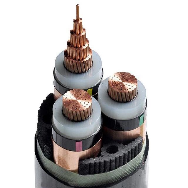 12/20 kV solo núcleo 240 Mm2 distribución de energía eléctrica de cobre blindado cable selección