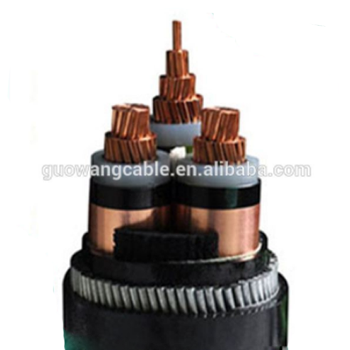 12/20kV Copper Cable With Steel Wire Armour And PVC Outer Sheath 3 Core 200 Mm Brand Distributor
