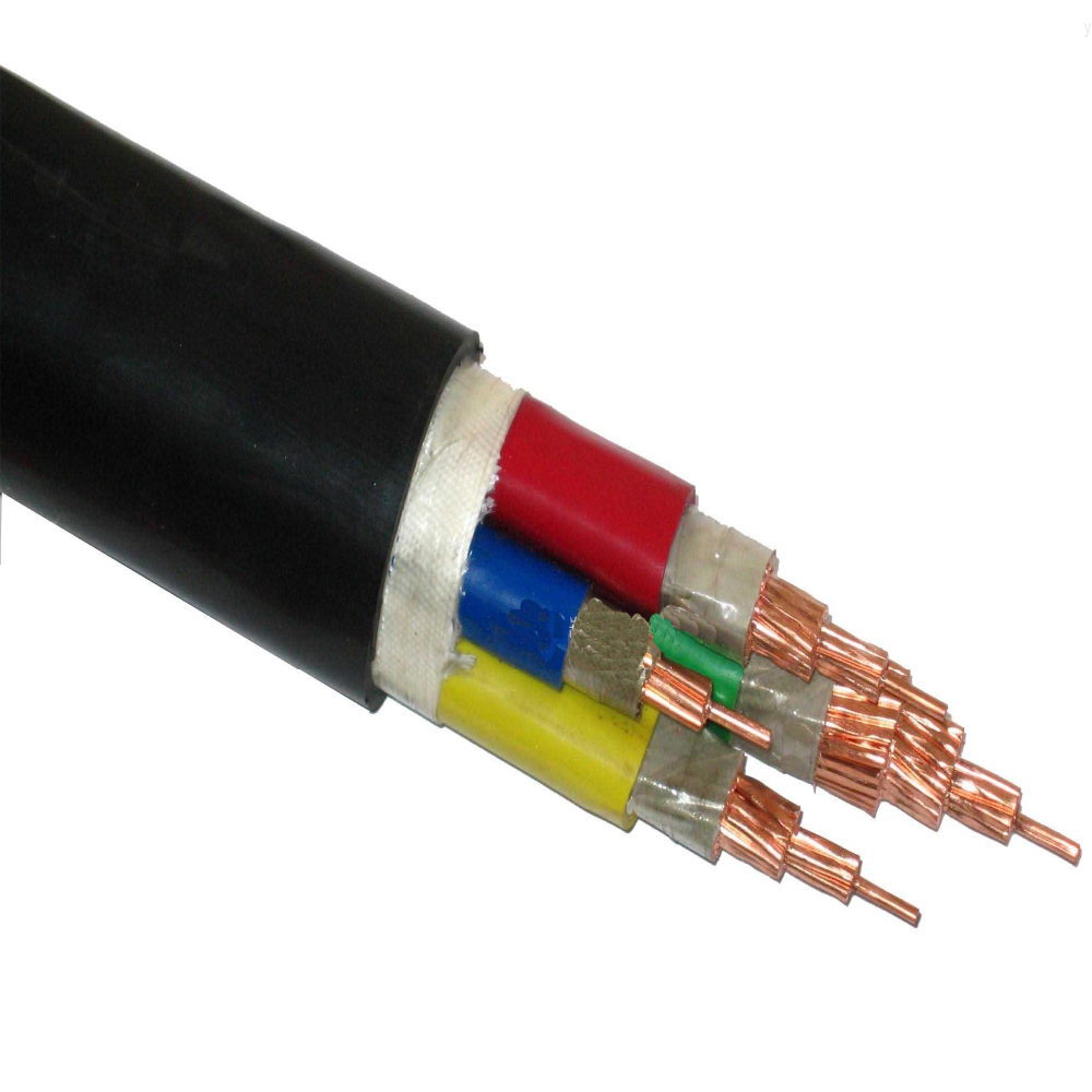 120mm2 XLPE câble prix par mètre 3 phase 0.6/1kV, cu/XLPE isolé SWA gainé de PVC blindé cuivre câble de Chine usine