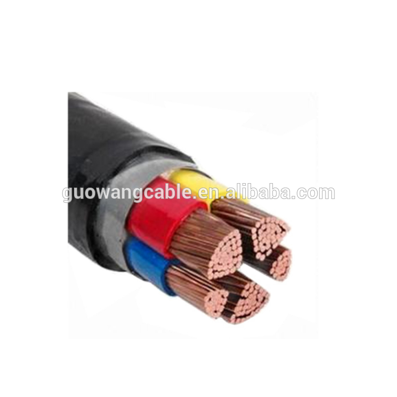 15kv 33kV Tegangan Menengah Kawat Baja Lapis Baja Kabel Listrik 3 Layar Fase Kawat Tembaga Kabel Listrik XLPE kabel listrik