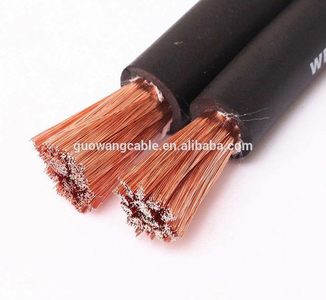 2/0 Калибр сварочный кабель 600 вольт черный и красный ПВХ изолированный кабель