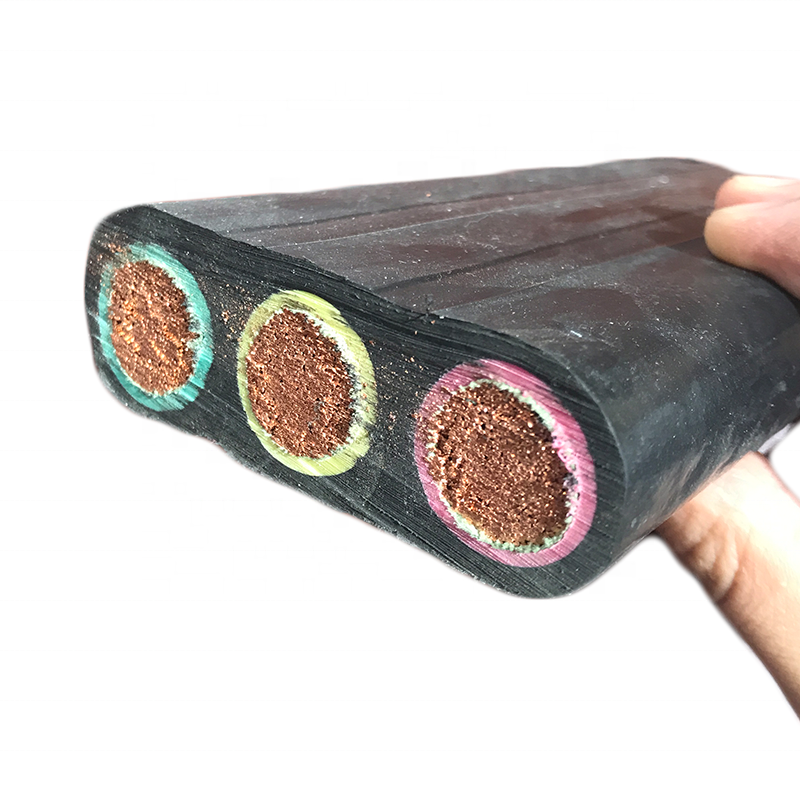 3 core flexible Silikon gummi beschichtet isolierung elektrische kabel