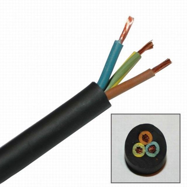 300/500V Multicore Oil Resistant Heat Resisting EPDM Rubber Cable 3/0 1/0 2 4 6 8 10 12 14 AWG H05RN-F