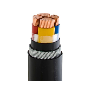 4*120 Low Voltage 4 Core Copper Conductor Steel Wire Armored Power Cable