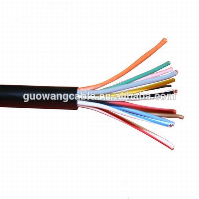 4 Inti 5 Inti 6 Inti PVC Insulated dan Berselubung Kabel Kontrol Fleksibel