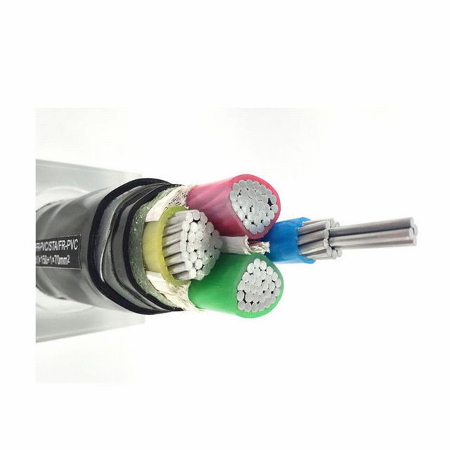 4 core solid conductor Power Cable VV, VLV pvc cable 4x6mm2 low voltage
