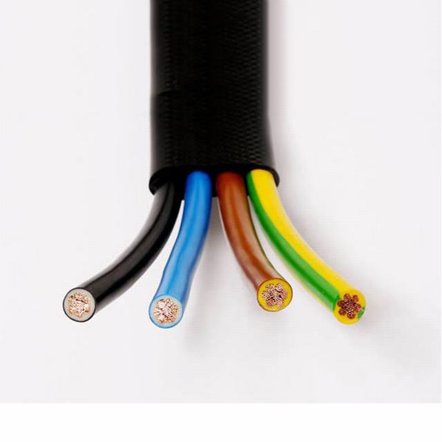 450/750 V 3x4 Mm Elektrische Lasmachine Rubber Kabel