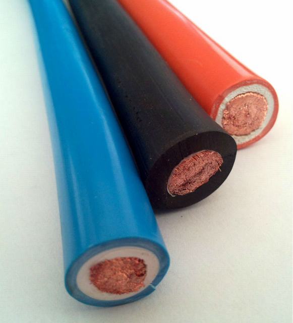 450/750 V Gummi-isolierte 70mm2 Kupfer Schweißen Kabel Flexible Kupfer Orange PVC 16mm 25mm 35mm Flachkabel heizung kabel