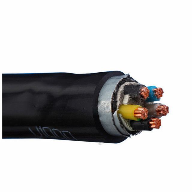 4mm 5 Core 42A Brown Black Grey Blue Green Yellow 6945X Steel Wire Armoured SWA Outdoor Mains Power Cable