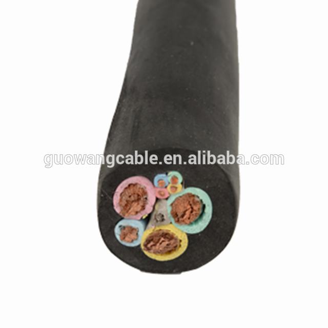 5 Core 2.5mm2 Rubber Omhulde Kabel
