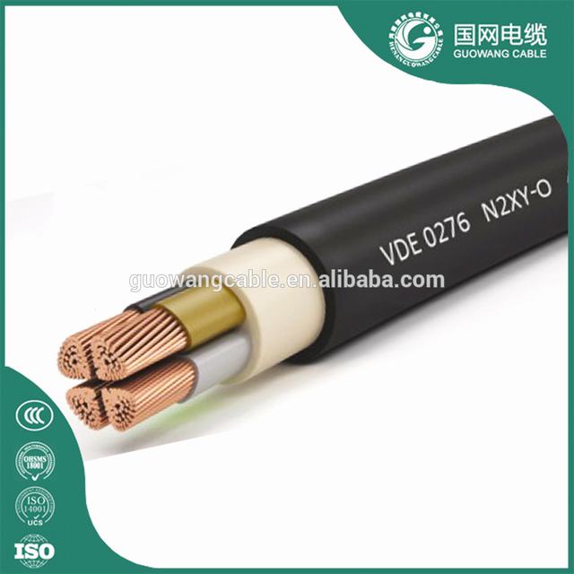 500 MCM 3 Inti Tembaga Kabel XLPE Isolasi PVC Selubung 600/1000 V