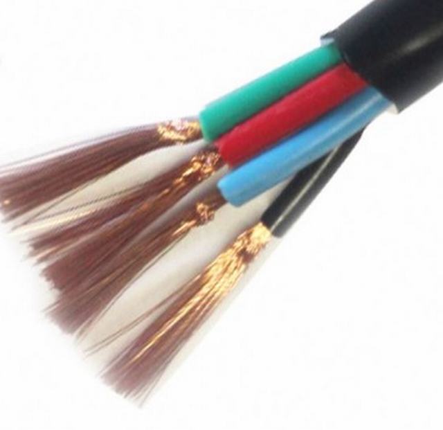 600/1000 V Ronde Wit Flexibele PVC Kabel 5 cores 0.75 1 1.5 2.5mm AWG 0 1 2 3 4 5 6