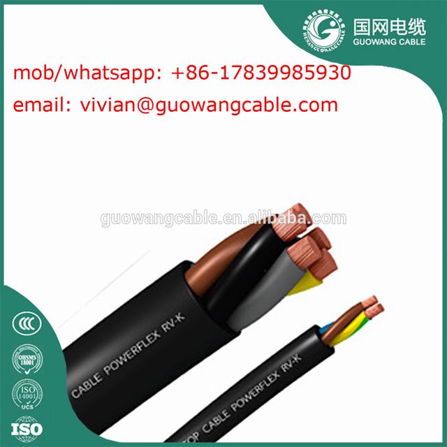 7 Core Rubber Type EI4 Cable Flexible Copper H07RN-8-F