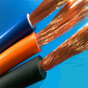 Flecible 70mm2 tembaga las kabel/kabel 70mm2 95mm2 ganda isolasi las pemasok