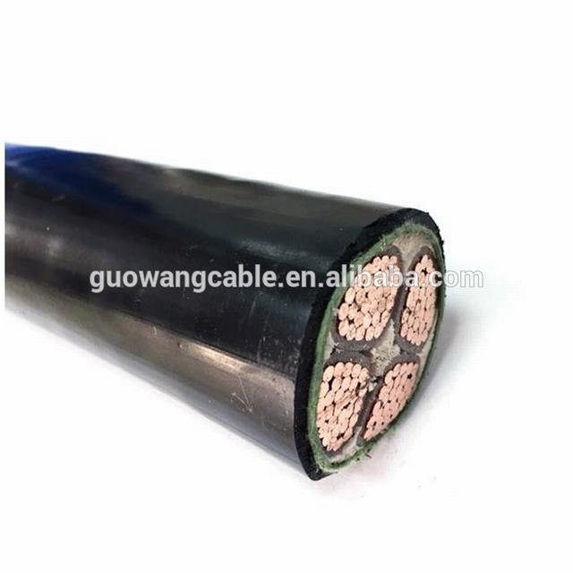 95mm2, 185mm2, 240mm2, Galvanis kawat baja kabel 3 core 4 core SWA armour/STA lapis baja bawah tanah kabel xlpe